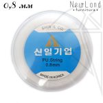 Эластичная силиконовая резинка 0,8 мм