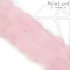 Кварц розовый круглый матовый 6 мм 1/2 нити