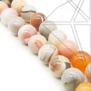 Агат Бразильский круглый глянцевый 10 мм 1/2 нити