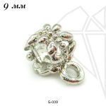 Бейл подвесной 9 мм (родий)