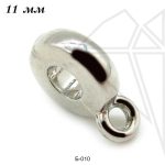 Бейл подвесной 11 мм (родий)