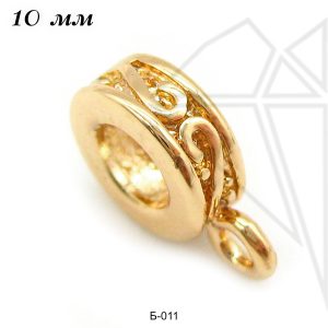 Бейл подвесной 10 мм (золото)