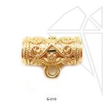 Бейл подвесной 12 мм (золото)