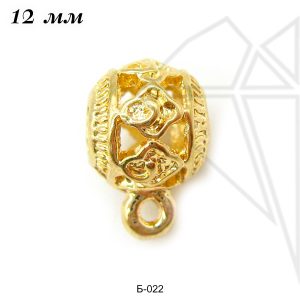 Бейл подвесной 12 мм (золото)