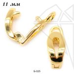 Бейлы подвесные съемные 11 мм (золото)