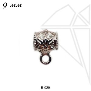 Бейл подвесной 9 мм (родий)