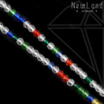 Шпинель синтетическая 2 мм МИКС (34 см)