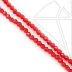 Шпинель синтетическая 2 мм КРАСНАЯ (34 см)