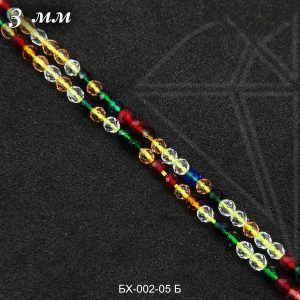 Шпинель синтетическая 3 мм МИКС (38 см)