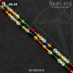 Шпинель синтетическая 3 мм МИКС (38 см)