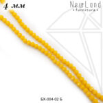 Хрустальные рондели ЖЕЛТЫЕ 4 мм