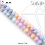 Хрустальные рондели МИКС 8 мм 1/2 нити