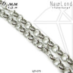 Цепь якорная 6 мм (родий)