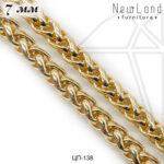 Цепь колосок 5 мм (0,5 м) (золото)