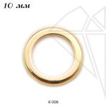 Колечко неразъемные 10 мм (золото)