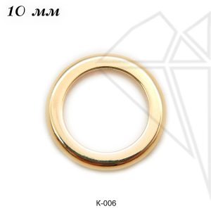 Колечко неразъемные 10 мм (золото)