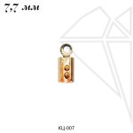 Концевик для шнура 7,7 мм (золото)
