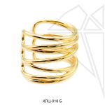 Кольцо безразмерное 15,5 мм (золото)