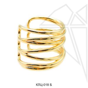 Кольцо безразмерное 15,5 мм (золото)