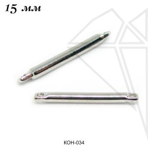 Коннекторы палочки 15 мм (родий)