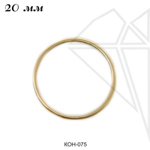 Коннектор кольцо 20 мм (золото)