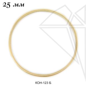 Коннектор кольцо 25 мм (золото)