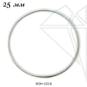 Коннектор кольцо 25 мм (родий)