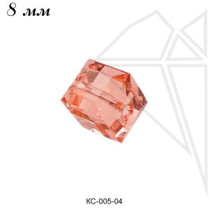 Бусина кристалл Сваровски 8 мм (Rose Peach)