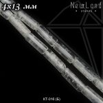 Горный хрусталь трубочка 4х13 мм 1/2 нити