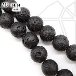 Лава черная круглая 10 мм НИТЬ