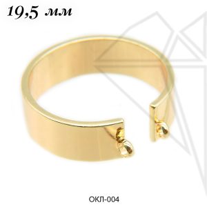 Основа для кольца 19,5 мм (золото)