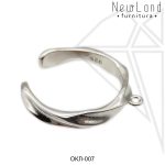 Основа для кольца 21 мм (родий)