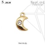 Подвеска месяц 8 мм (золото)