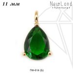 Подвеска капля 11 мм (золото) - ПФ-614-З