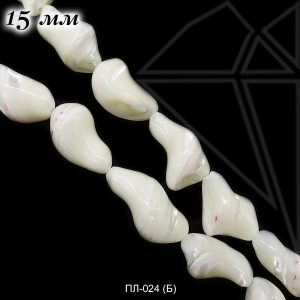 Перламутр абстракция 15 мм 1/2 нити