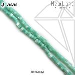 Перламутр таблетка 4 мм 1/2 нити (зеленый)