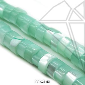 Перламутр таблетка 4 мм 1/2 нити (зеленый)