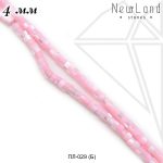 Перламутр таблетка 4 мм 1/2 нити (розовый)