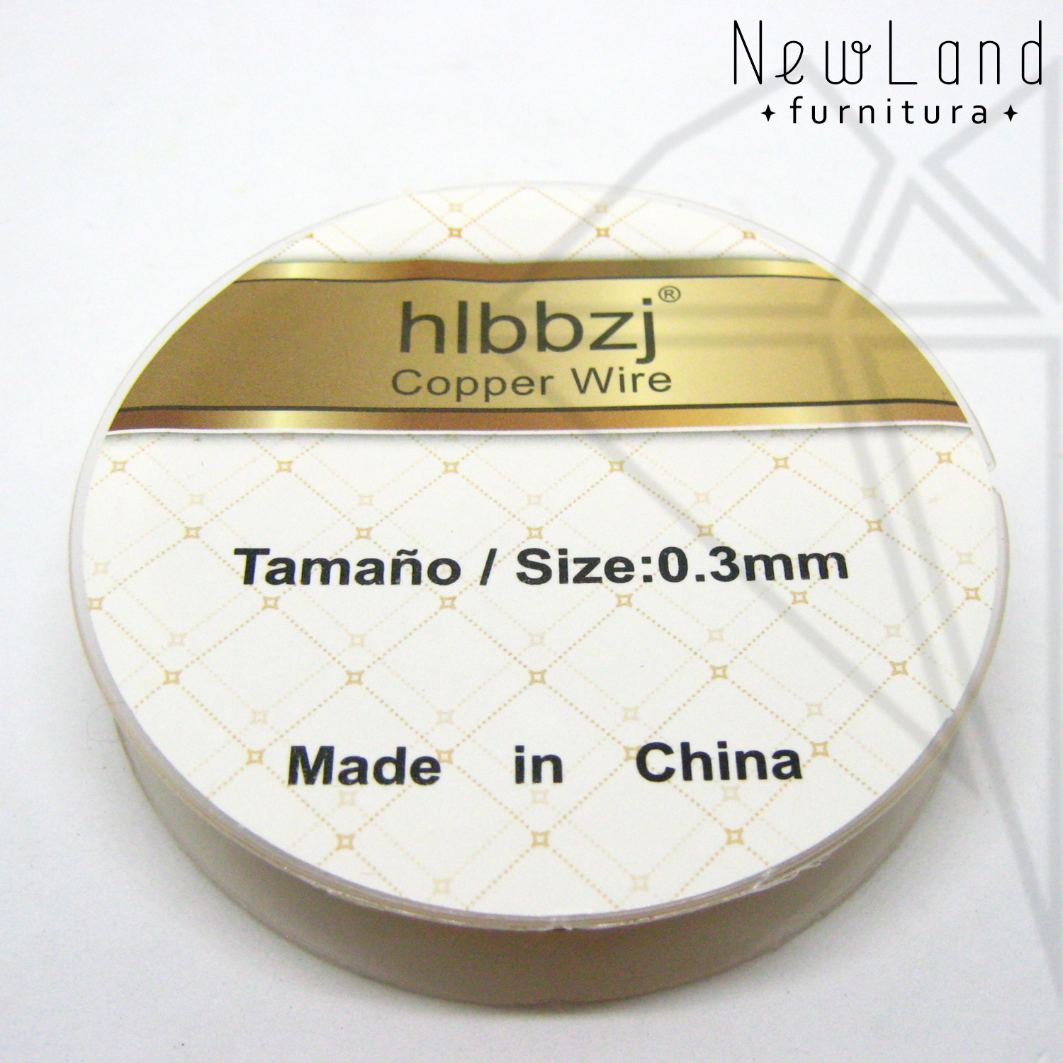 Проволока 0,3 мм золотого цвета