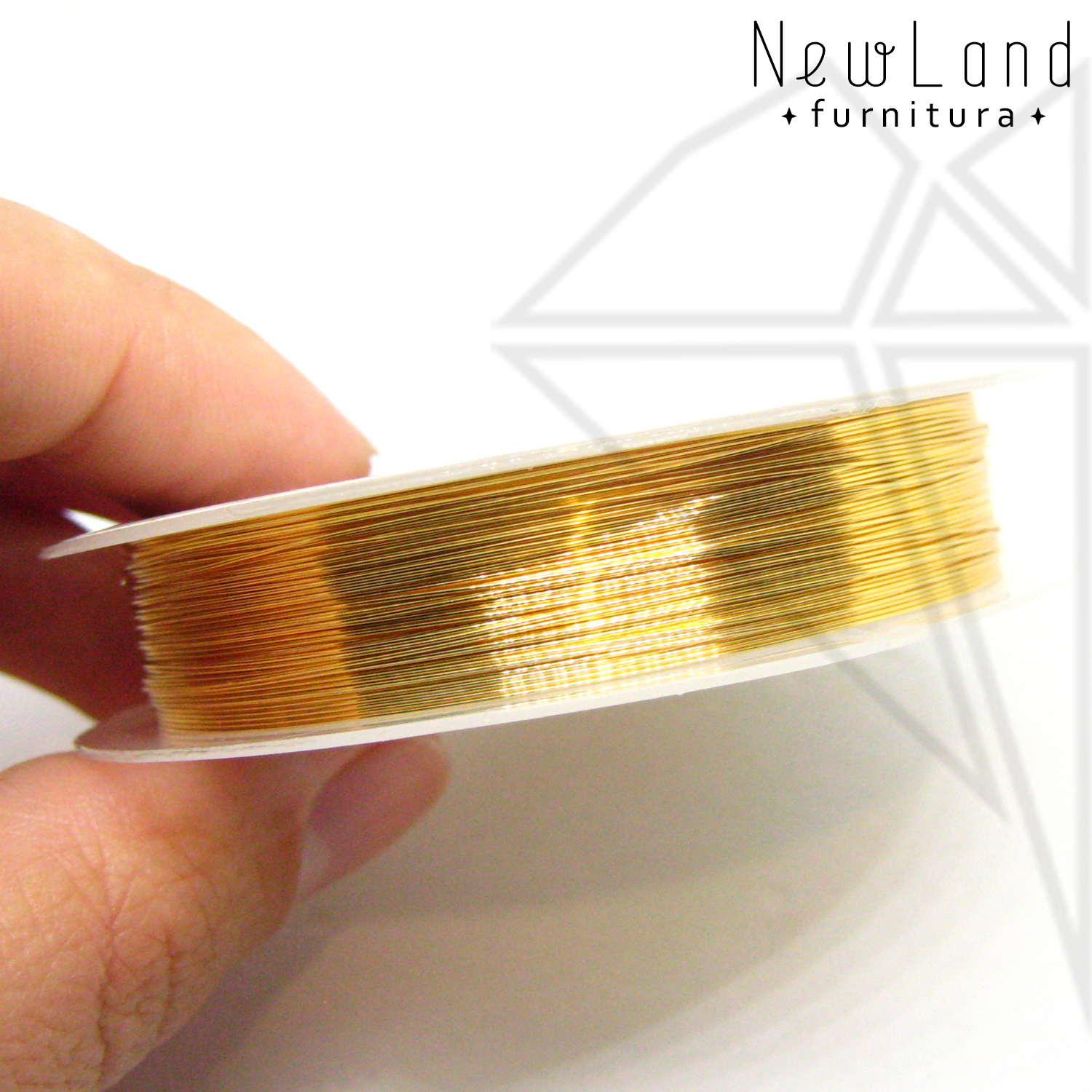 Проволока 0,3 мм золотого цвета