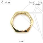 Рамка шестигранная 8 мм (золото)