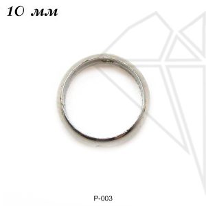 Рамка круглая 10 мм (родий)