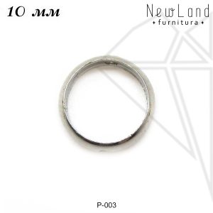 Рамка круглая 10 мм (родий)