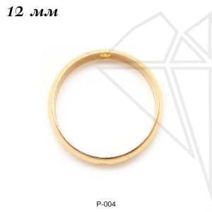 Рамка круглая 12 мм (золото)
