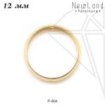 Рамка круглая 12 мм (золото)