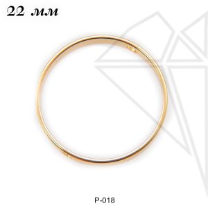 Рамка круглая 22 мм (золото)