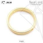 Рамка круглая 17 мм (золото)