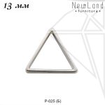 Рамка треугольная 15 мм (родий)