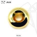 Разделительные бусины 7,7 мм (золото)