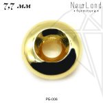 Разделительные бусины 7,7 мм (золото)